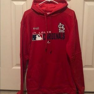 St Louis Cardinals Majestic Hoodie